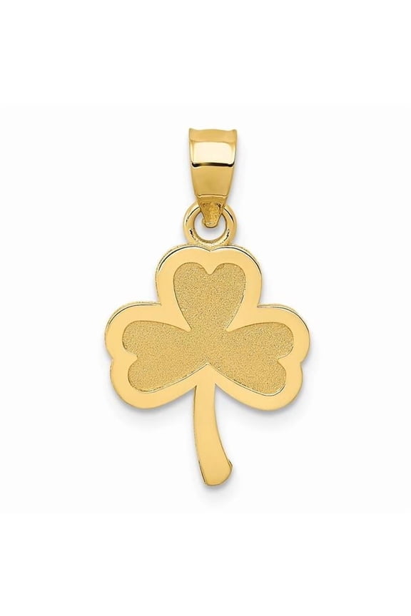 14k 3-Leaf Clover Pendant