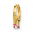 thumbnail image 1 of 14K 3-D October Ring with Light Pink CZ Charm YC1340, 1 of 3