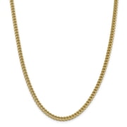 Primal Gold 14 Karat Yellow Gold 4.5mm Semi-Solid Franco Chain