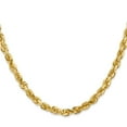 thumbnail image 1 of The Black Bow 5mm, 14k Yellow Gold, D/C Quadruple Rope Chain Necklace, 20 Inch, 1 of 5