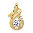 thumbnail image 1 of 14k Yellow Gold Diamond Slide, 1 of 5