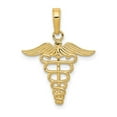 thumbnail image 1 of FJC Finejewelers 14k Yellow Gold Caduceus Charm, 1 of 4