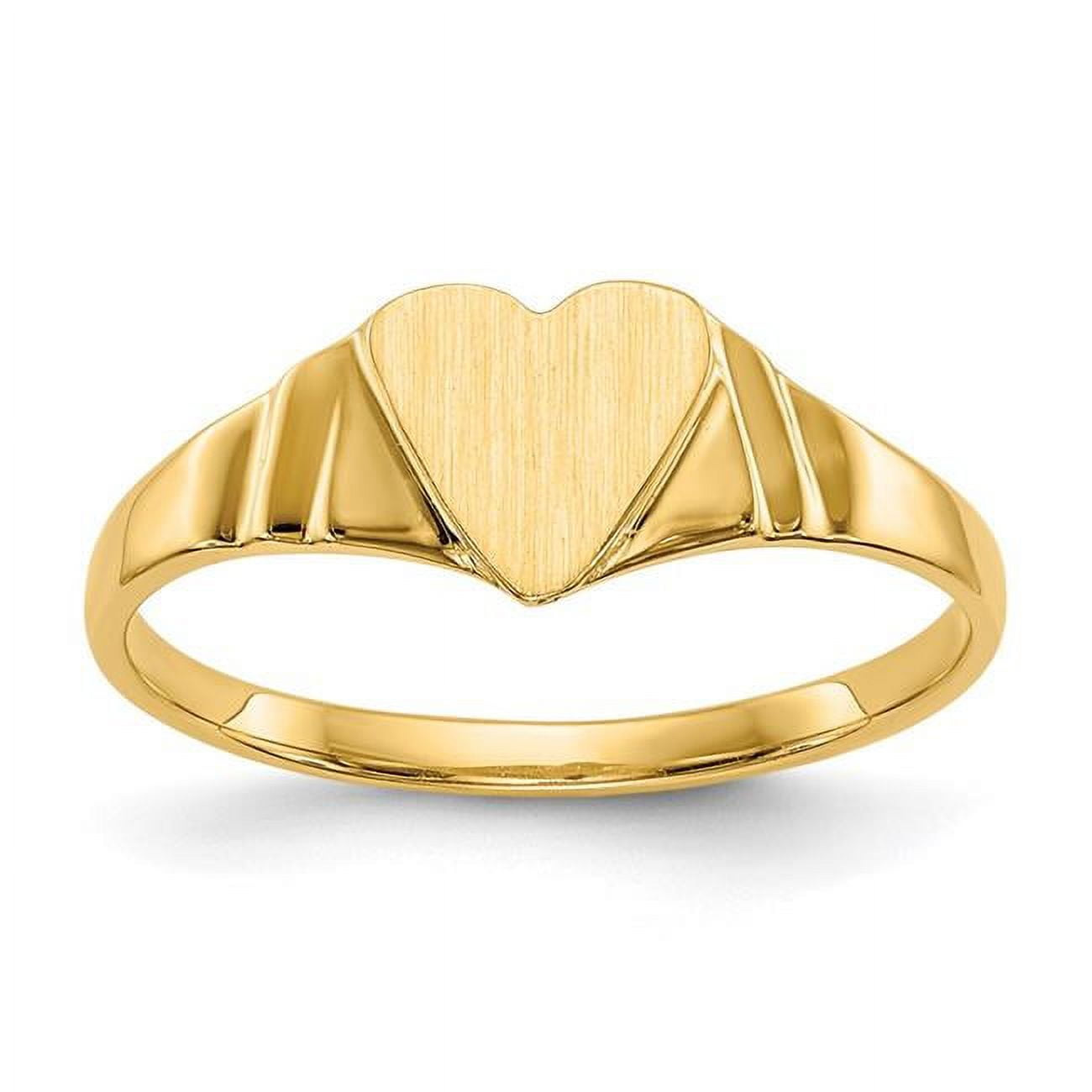 Childrens gold hotsell signet rings