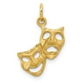 thumbnail image 1 of Finest Gold 14K Yellow Gold Comedy & Tragedy Charm, 1 of 2