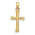 thumbnail image 1 of Finest Gold 14K Yellow Gold Cross Pendant, 1 of 2