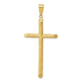 thumbnail image 1 of 14k Fancy Textured Cross Pendant, 1 of 3