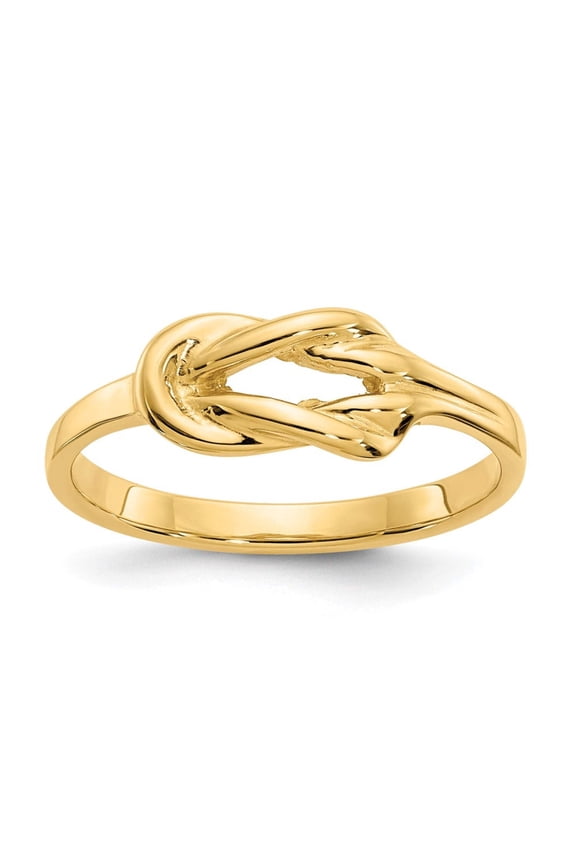 14K Freeform Knot Ring K4600
