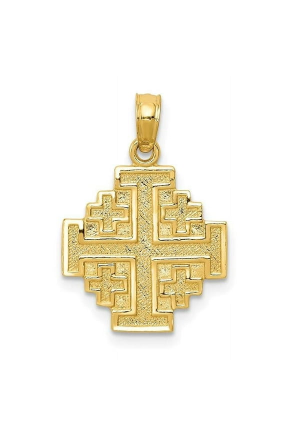 14k Jerusalem Cross Pendant C3832