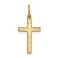thumbnail image 1 of 14K Laser Designed Cross Charm XR1008, 1 of 3