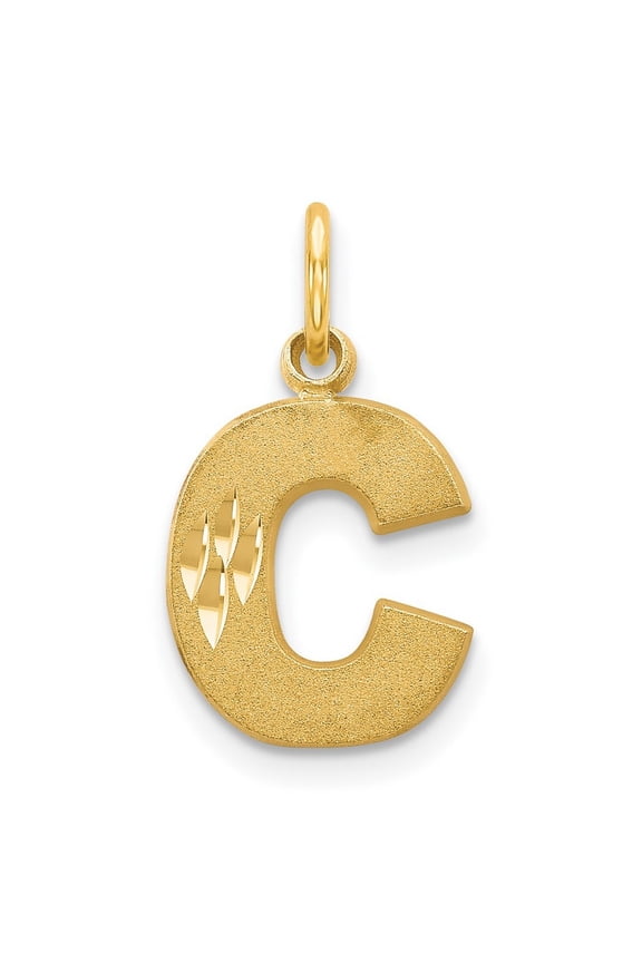 FJC Finejewelers 14k Yellow Gold Initial C Charm