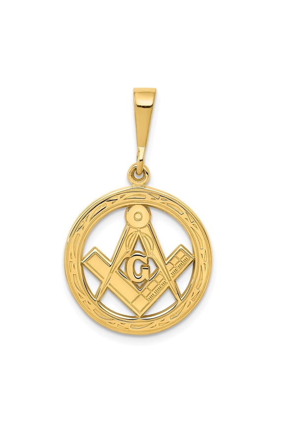 14k Gold Masonic Pendant, Pendants for Necklace