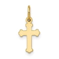 thumbnail image 1 of Finest Gold 14K Yellow Gold Mini Polished Cross Charm, 1 of 4