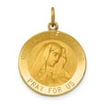 thumbnail image 1 of Finest Gold 14K Yellow Gold Our Lady of Sorrows Medal Pendant, 1 of 3