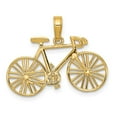 thumbnail image 1 of 14k Gold Polished Bicycle Charm and Necklaces, 1 of 4