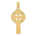 thumbnail image 1 of Finest Gold 14K Yellow Gold Polished Celtic Cross Pendant, 1 of 5