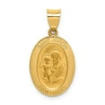 thumbnail image 1 of 14k Yellow Gold Saint Joseph Medal Pendant, 1 of 4