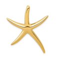 thumbnail image 1 of Finest Gold 14K Yellow Gold Polished Starfish Slide Pendant, 1 of 6