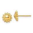 thumbnail image 1 of Finest Gold 14K Yellow Gold Polished Sun Post Earrings, 1 of 3