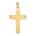thumbnail image 1 of 14k Satin/Polished Beveled Large Latin Cross Pendant, 1 of 4