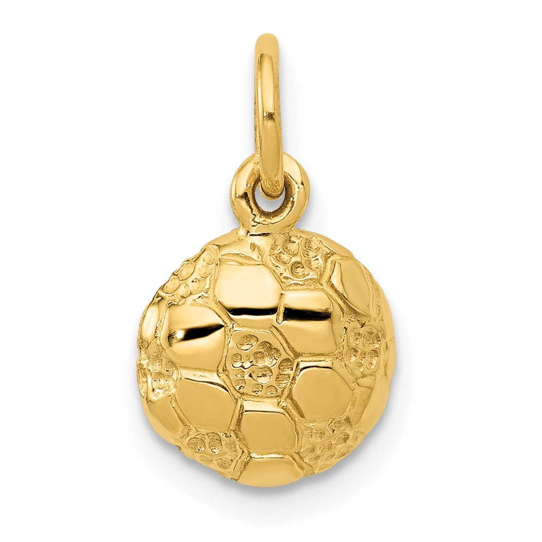 Finest Gold 14K Yellow Gold Soccer Ball Charm