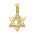 thumbnail image 1 of Finest Gold 14K Yellow Gold Star of David Pendant, 1 of 3