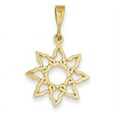 thumbnail image 1 of Finest Gold 14K Yellow Gold Sun Charm, 1 of 4