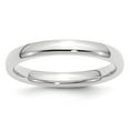 thumbnail image 1 of Platinum Solid Polished 3mm Comfort-Fit Wedding Band Ring Size 11.5 Wedding Band for Women and Men, 1 of 5