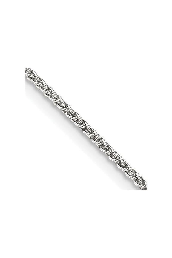 Sterling Silver 1.5 mm Round 14 in. Spiga Chain