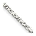 thumbnail image 1 of Finest Gold Sterling Silver 2.25 mm Flat 26 in. Rope Chain, 1 of 1