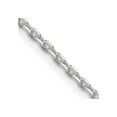 thumbnail image 1 of Finest Gold Sterling Silver 2 mm Beveled Oval Cable Chain with 4 in. Extension, 1 of 1
