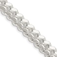 thumbnail image 1 of Finest Gold Sterling Silver 9 mm Polished Domed 24 in. Curb Chain, 1 of 1