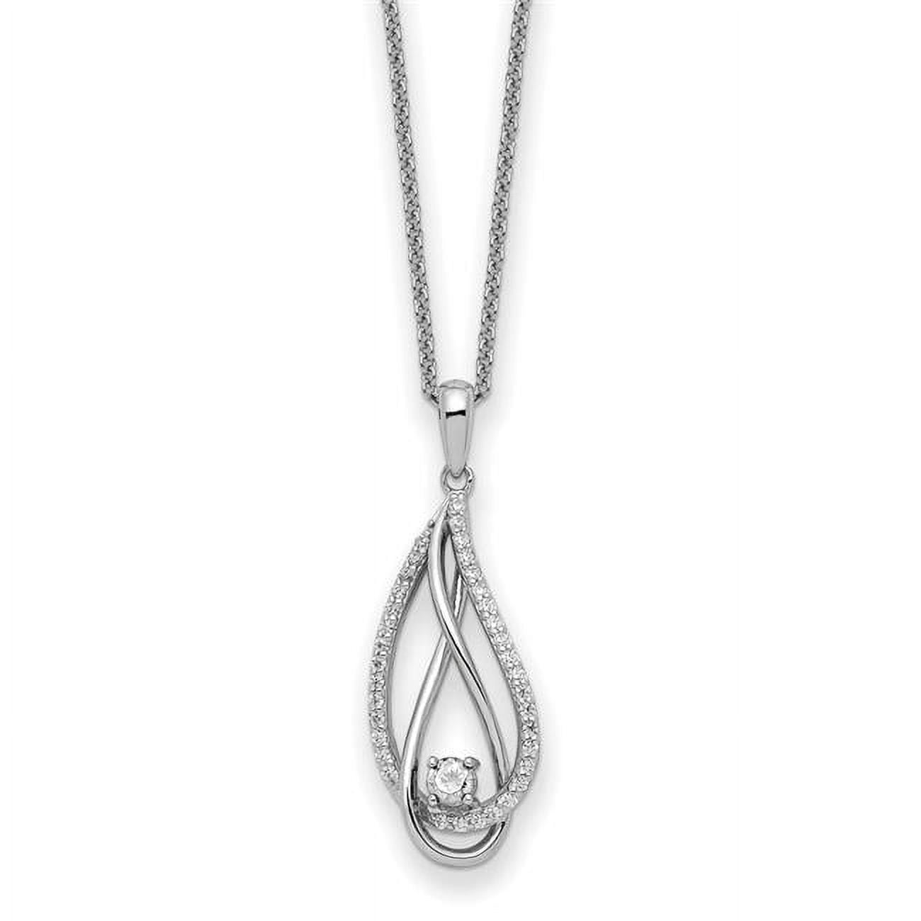 Sterling Silver Always in my Heart Birthstone 18 Sterling Silver Always in my Heart Birthstone 18