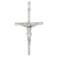 thumbnail image 1 of Finest Gold Sterling Silver Polished Large Hollow Crucifix Pendant, 1 of 1