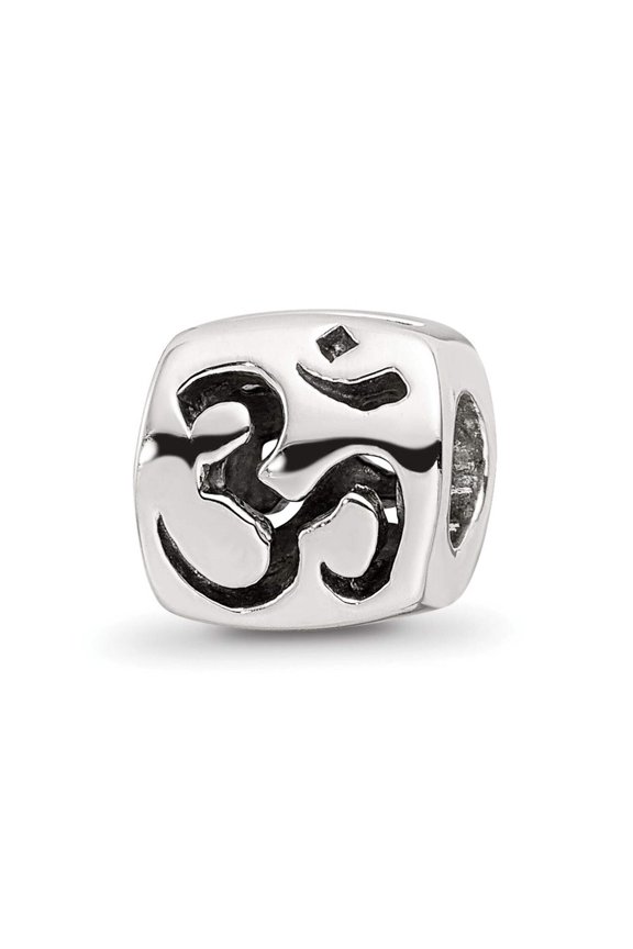 Reflections Sterling Silver Om Symbol Bead / Charm
