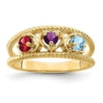 thumbnail image 1 of Finest GoldXMR65-3-7 14K Yellow Gold Family Jewelry Ring Mounting - Size 7, 1 of 5