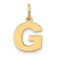 thumbnail image 1 of Finest GoldXNA1337Y-G 14K Yellow Gold Letter G Initial Pendant, 1 of 4