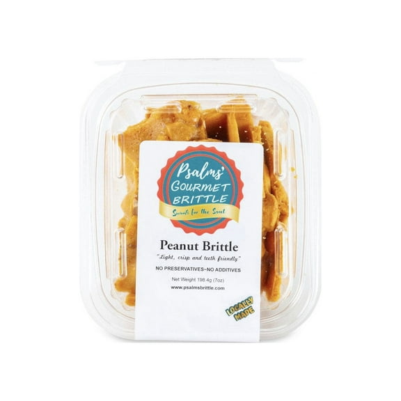 Finest Ingredients Peanut Brittle - Light, Crisp & Teeth Friendly