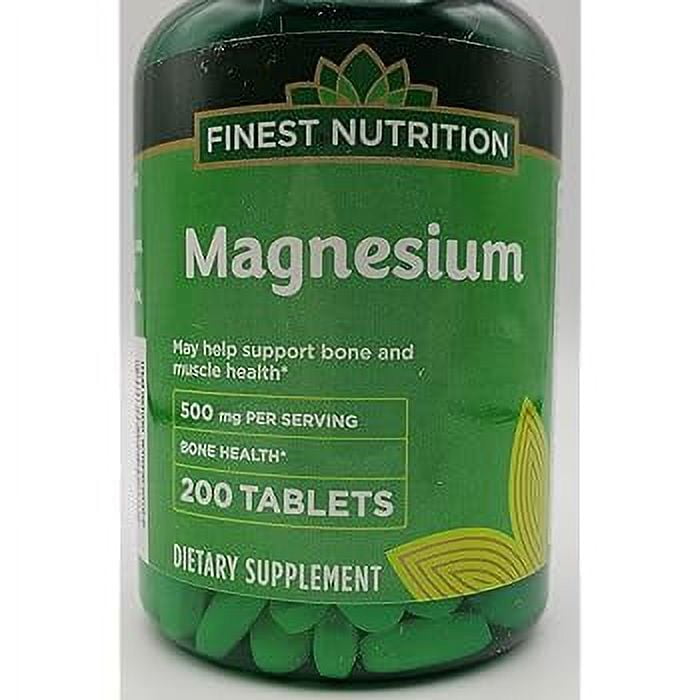 Finest Nutrition Magnesium 500 mg 200 Count
