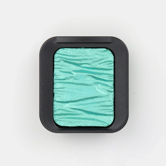 Finetec Artist Mica Watercolor Pan Refill ? Caribbean Green