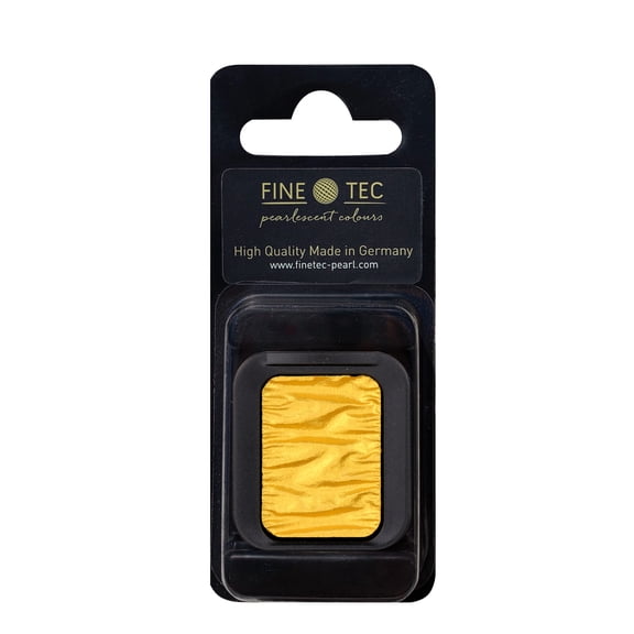 Finetec Artist Mica Watercolor Pan Refill ? Pearl Gold