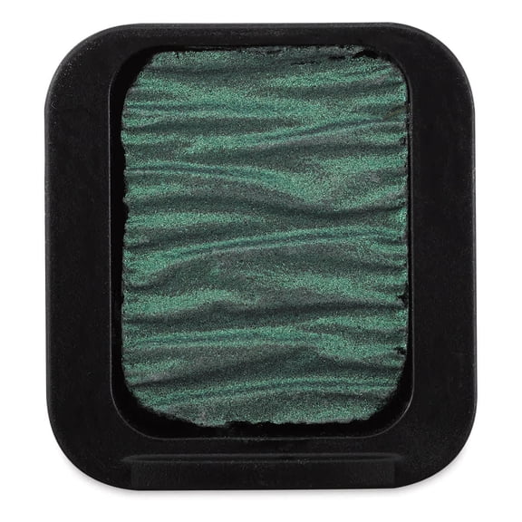 Finetec Premium Watercolor Pan - High Chroma Green (Pearlescent)