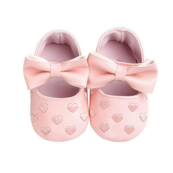 Finex Baby Girl Toddler Bowknot Soft Crib Soft Anti-slip Prewalker Sneaker