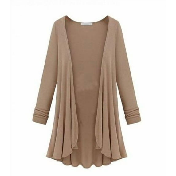 Women Fashion Long Sleeve Large Size Tops Blouse Cardigan