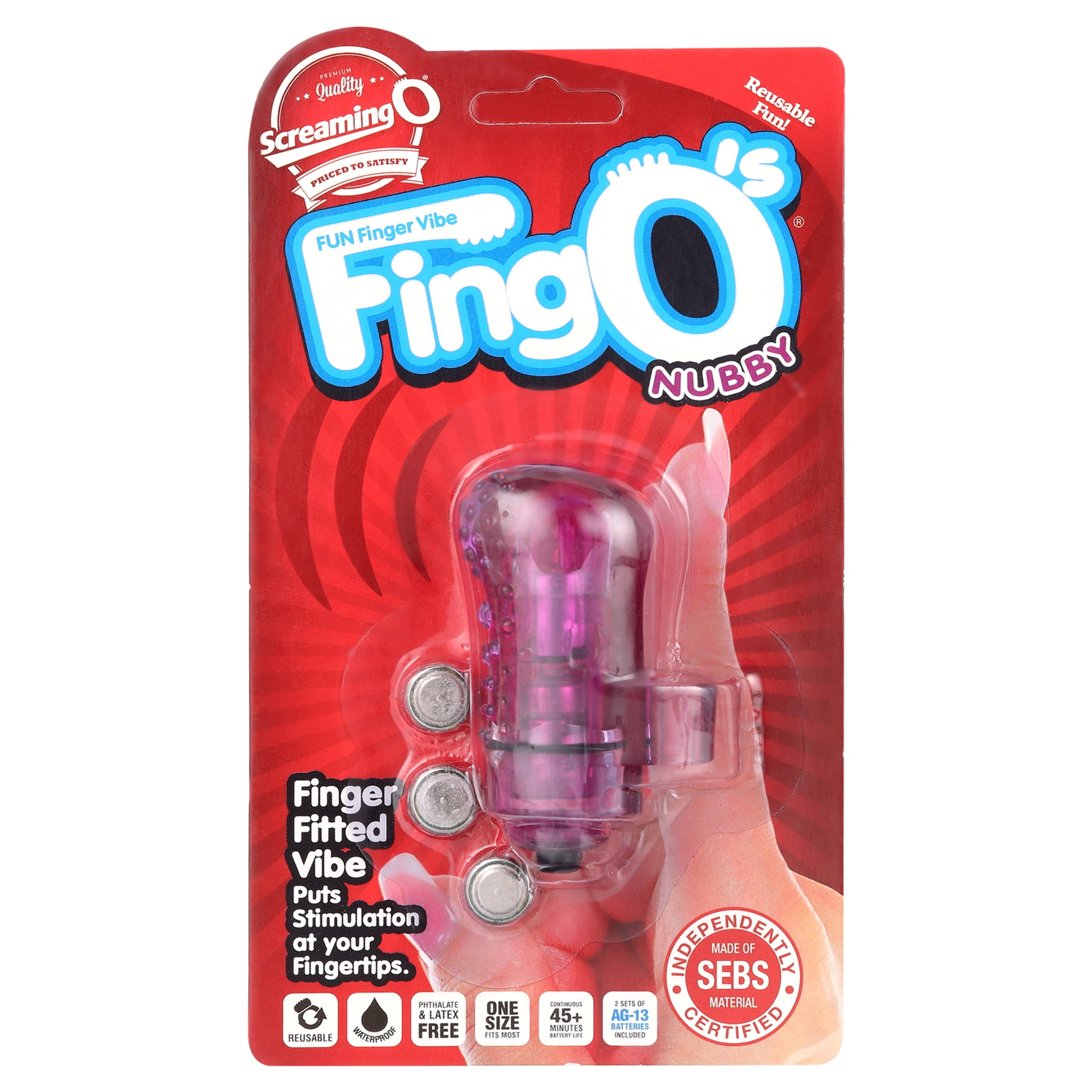 FingO's FingerFitting Vibrating Mini Massager by Screaming O Pleasure
