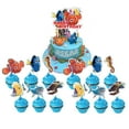 thumbnail image 1 of Fingding Nemo Cake Topper Cupcake Set Party Supplies Decoration Birthday Decor Kit, 1 of 4