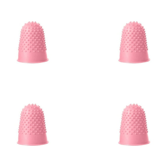Finger 2 Rubber Fingers Tip Pads Grips for Counting Collating Writing Sorting Tasks Hot Glue Sports Games Thick Reusable Protector Assorted Sizes