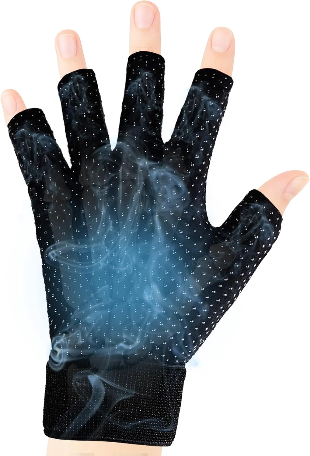 Finger Arthritis Compression Hand Ice Pack Gloves for Pain Relief Adjustable Wrist Ice Pack for Hot & Cold Therapies, Reusable Ice Glove, Gel Cooling Gloves for Tendinitis, Carpal Tunnel