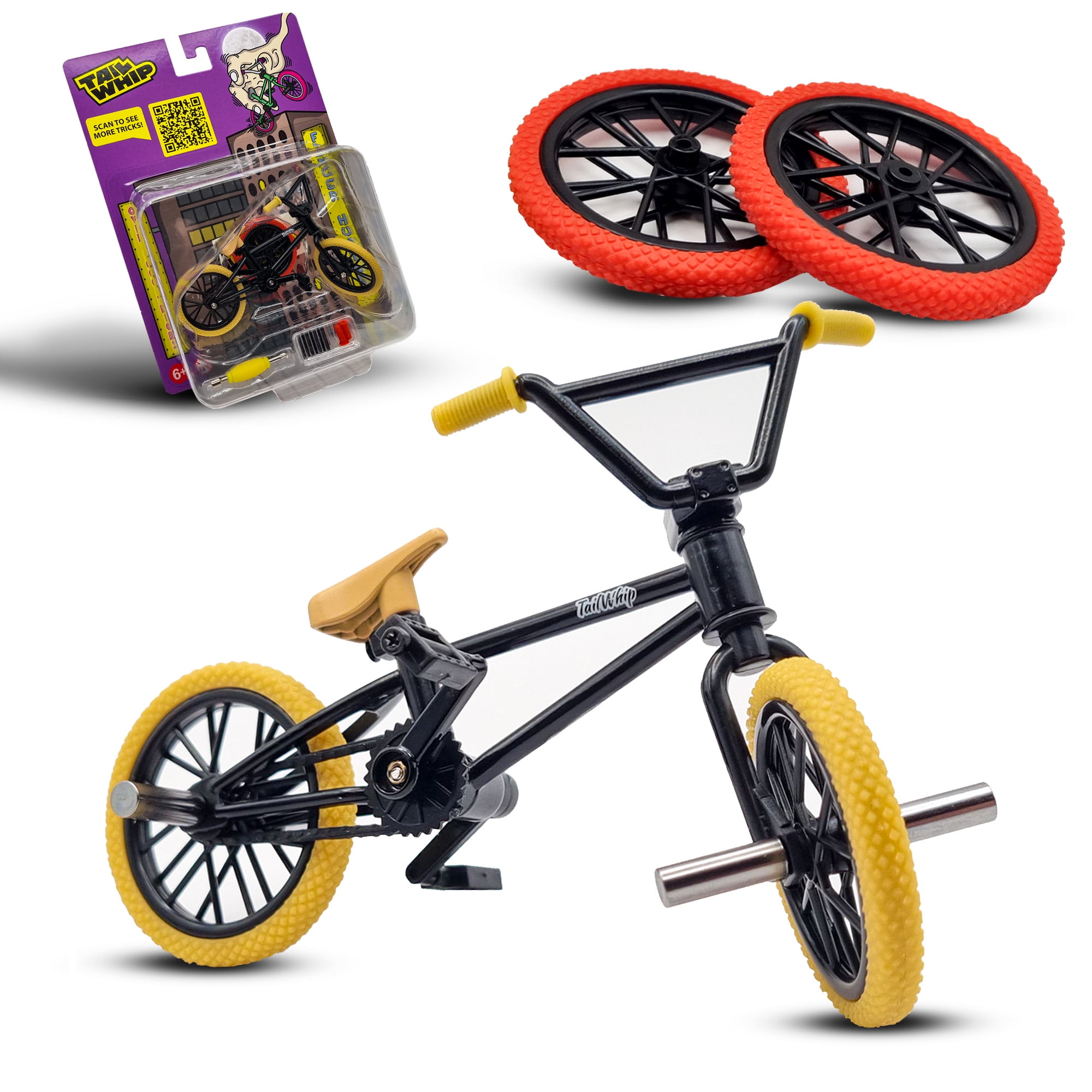 Mini Vélo BMX Doigt - Finger Bike Pour Skate Des Doigts - Jouet Créatif Pour Enfants - Alliage Et Plastique - 11 Cm