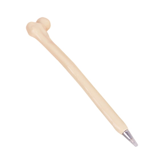 Finger Bone Ballpoint Pen Novelty, Realistic Skeleton Pen with 0.7mm Blue Ink, Unique Writing Tool for Doctor Present Anatomy Class, Cool Pen for Adults, 5.8 Inches, By Harlik