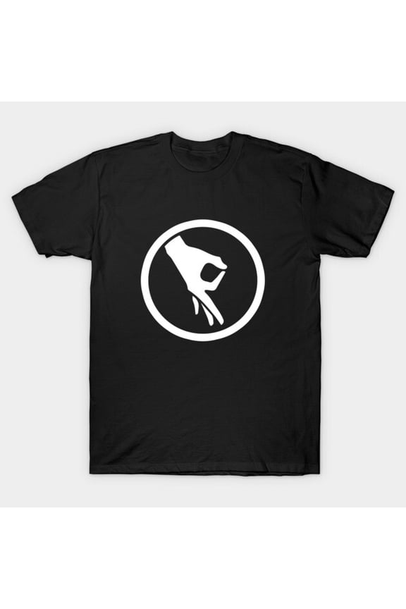 Finger Circle Game Gotcha Got Em Circle Hand Below Waist Humor Unisex T-Shirt, up to size 3XL.
